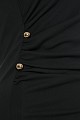 Maxi dress with one sleeve - Gold label