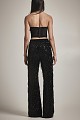 Bustier with applique beads - Gold label