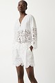 Cotton blouse with cut works