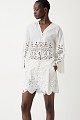 Cotton blouse with cut works