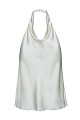 Top drapat cu aspect satinat