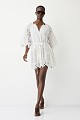 Mini broderie dress