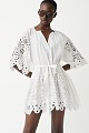Mini broderie dress