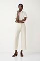Embroidered trousers 3/4