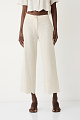 Embroidered trousers 3/4