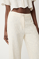 Embroidered trousers 3/4