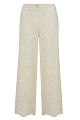 Embroidered trousers 3/4