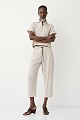 Tailored trousers with a decorative belt