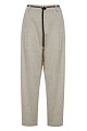 Tailored trousers with a decorative belt