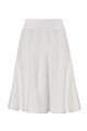 Mini knitted skirt with rhinestones