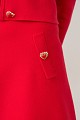 Mini knitted skirt with decorative buttons