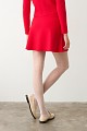 Mini knitted skirt with decorative buttons