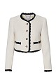 Blazer corto tweed