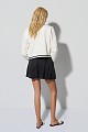 Knitted cardigan with stripe