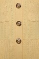 Knitted cardigan with ruffles
