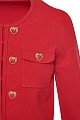 Knitted cardigan with decorative buttons