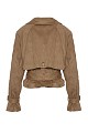 Suede embroidered jacket