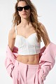Satin bustier