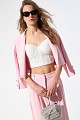 Satin bustier