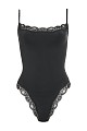 Elasticated body with lace
