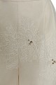 Embroidered shorts with rhinestones
