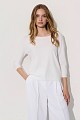 Sweater with 3/4 sleeves