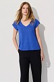 V-neck t-shirt με στρας