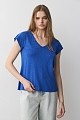 V-neck t-shirt με στρας