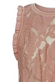 Blusa sin mangas transparente