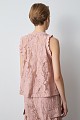 Blusa sin mangas transparente