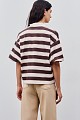 Striped blouse with collar