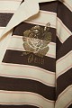 Striped blouse with collar