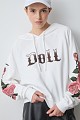 Hoodie in floral print