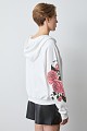 Hoodie in floral print