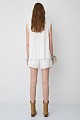 Sleeveless blouse with lace
