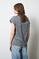 T-shirt with print and rhinestones