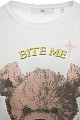 T-shirt με τύπωμα και στρας