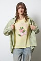 T-shirt με κεντητό τύπωμα