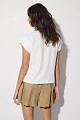 Embroidered blouse with short sleeves