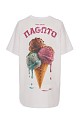Oversized T-shirt με τύπωμα