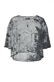 Tie-dye t-shirt with rhinestones