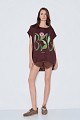 Blouse with front print