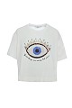 T-shirt with eye print