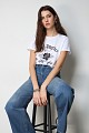 Λευκό t-shirt με τύπωμα