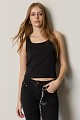 Sleeveless rib top