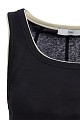 Sleeveless rib top