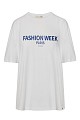 T-shirt με τύπωμα και φουλάρι