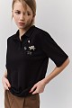 Polo μπλούζα με κονκάρδες