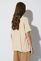 Βασικό oversized V-neck τοπ