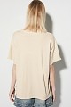 Βασικό oversized V-neck τοπ